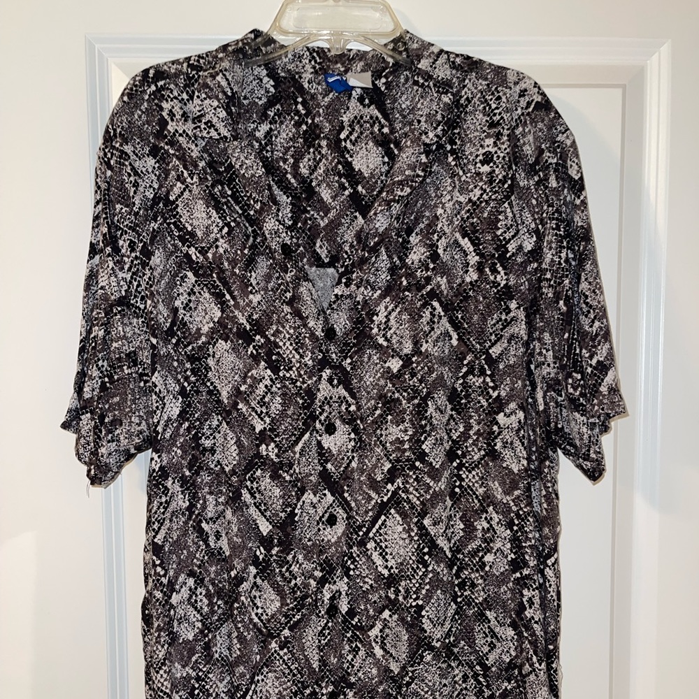 Snake skin button down!